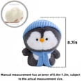 thumbnail image 2 of Cute Baby Penguin Stuffed Animal ,8.7'' Soft Plush Penguin Realistic Animal Pillow Toy Birthday Gift, 2 of 5