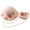 Pink, variant on Khaki Straw Hat + Shoulder Bag Tote Bags Summer 2pcs A Set Cute Floral Sun Hat Bucket Hat