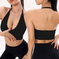 thumbnail image 4 of dgysar Halter Neck Wireless Bra, Deep V Plunge with Adjustable Tie, Supportive for Backless Tops & Evening Wear for Different Necklines & Fashion Experiments Black S, 4 of 4