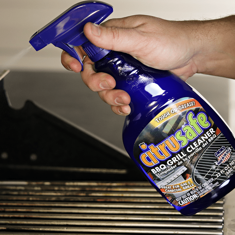 Citrusafe BBQ Grill and Grate Cleaner, for All Grills, and Most Cooking  Grids, 23 Ounce