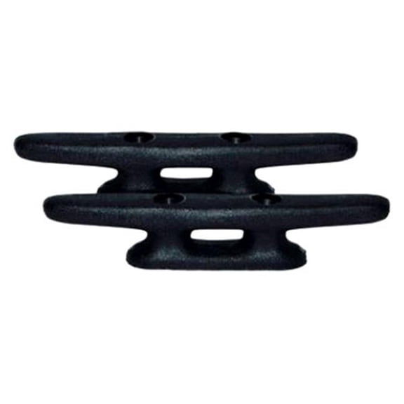 117837 4 in. Nylon Closed End Base Cleat, Black