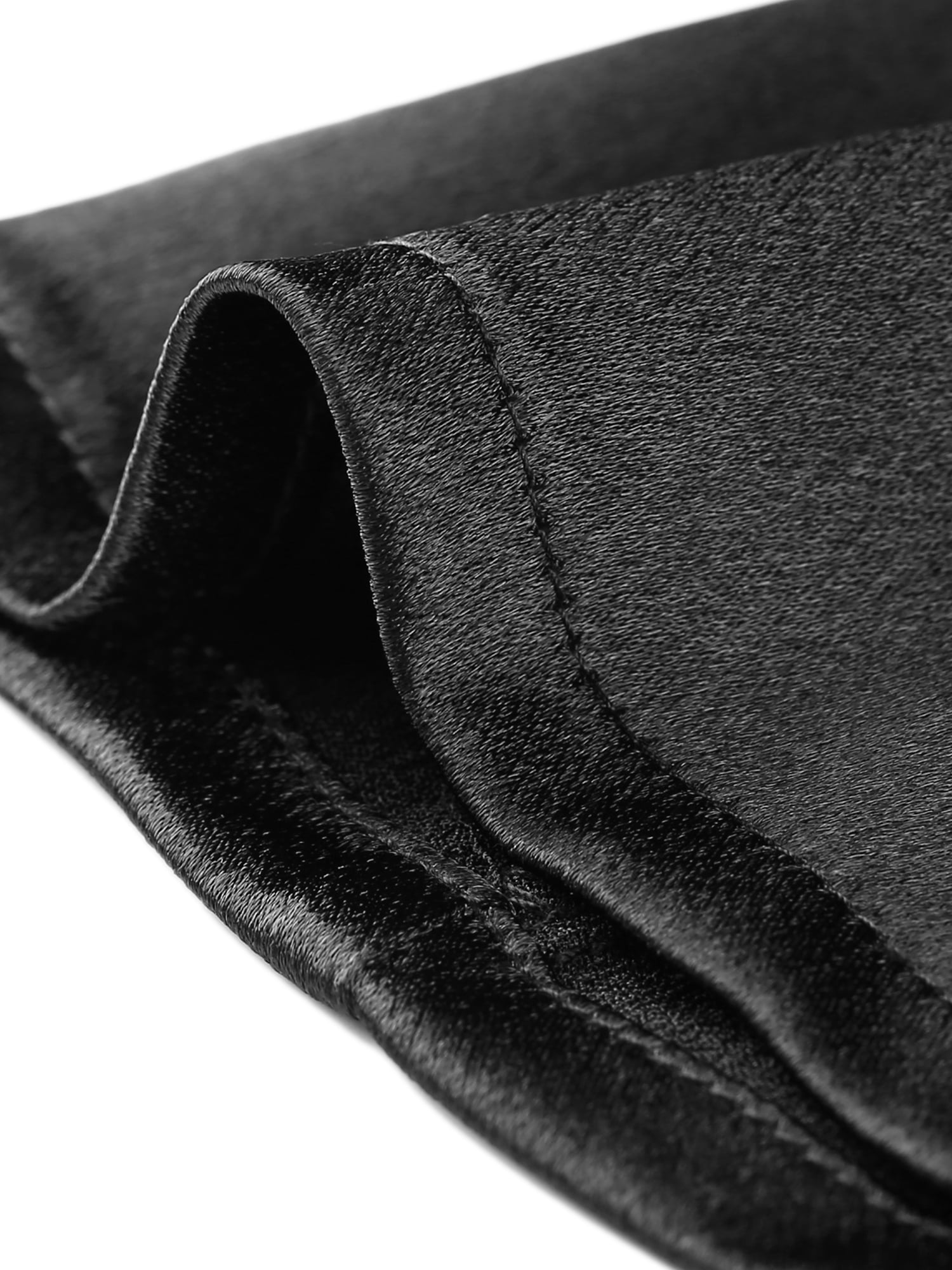 DARING DIVA Women's Satin Cardigan Bolero Shrug Tops XS Black
