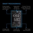 thumbnail image 3 of Monitor de salida inteligente AC Infinity con controlador de CO2 con 2 enchufes, 3 of 7