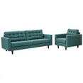 thumbnail image 2 of Modway Empress Armchair and Sofa, Set of 2, Multiple Colors, 2 of 8