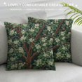 thumbnail image 3 of Qinduosi Home Furnishings Throw Pillow Covers Green Tree Farmhouse Couch Pillow Covers Boho Décor European Cushion Covers Bed &amp; Living Room Cozy Sofa Pillows Jacquard Woven Soft White, 3 of 5