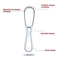 thumbnail image 3 of Tongue Cleaner Scraper Brush Hygiene Dental Oral Care Cleaning Fresh To Ap, 3 of 4