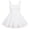 White, variant on Aideaone Girls Sleeveless Square Neck Dress Ruched Waist A Line Church Party Style for Tweens Teens 7-16