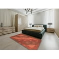 thumbnail image 4 of Ahgly Company Indoor Rectangle Abstract Orange Red Animal Area Rugs, 4' x 6', 4 of 6