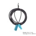 thumbnail image 5 of Woeilo 1Pc Car GPS Antenna Extension Cable Adapter Male to Female Extension Cable (Black), 5 of 5