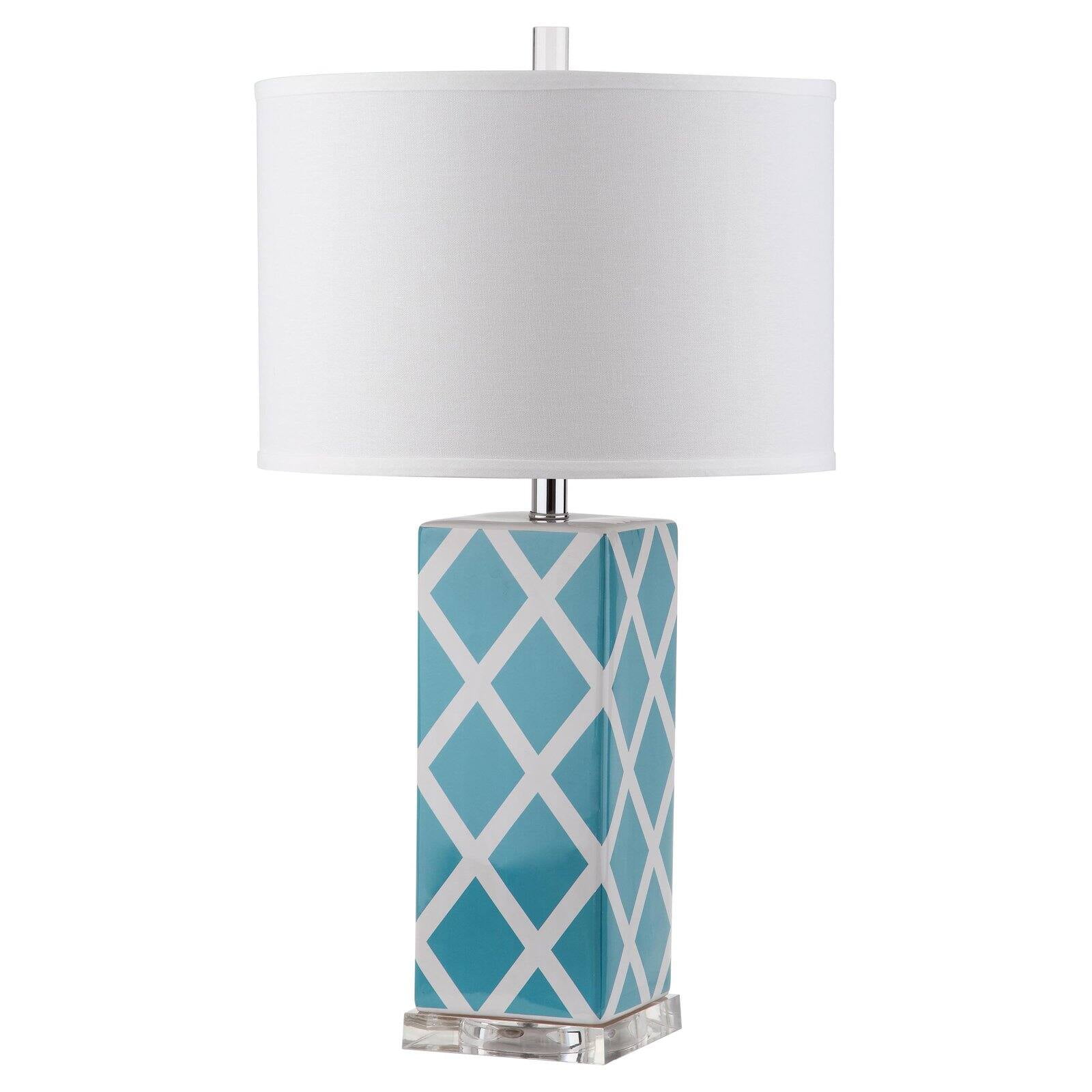 lattice ceramic lamp