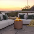 thumbnail image 3 of Flash Furniture Titus Commercial Grade 19.5 inch Smokeless Outdoor Firepit, Natural Wood Burning Portable Fire Pit With Waterproof Cover, Bronze, 3 of 13