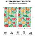 thumbnail image 2 of Fruit Curtains-blackout Curtains Bedroom Decor Living Room Darkening Grommet Window Drapes 2 Panels Set 41"x63", 2 of 2