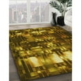 thumbnail image 3 of Ahgly Company Machine Washable Indoor Square Transitional Cinnamon Brown Area Rugs, 5' Square, 3 of 7