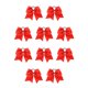 thumbnail image 2 of Qarigey Banda para el cabello grande Nudo de lazo Grueso Goma elástica Sin enganches Coleta Titular Pelos Cuerda Bobbles Scrunchie sin costuras para Rojo 10piezas Qarigey CBP458618, 2 of 4