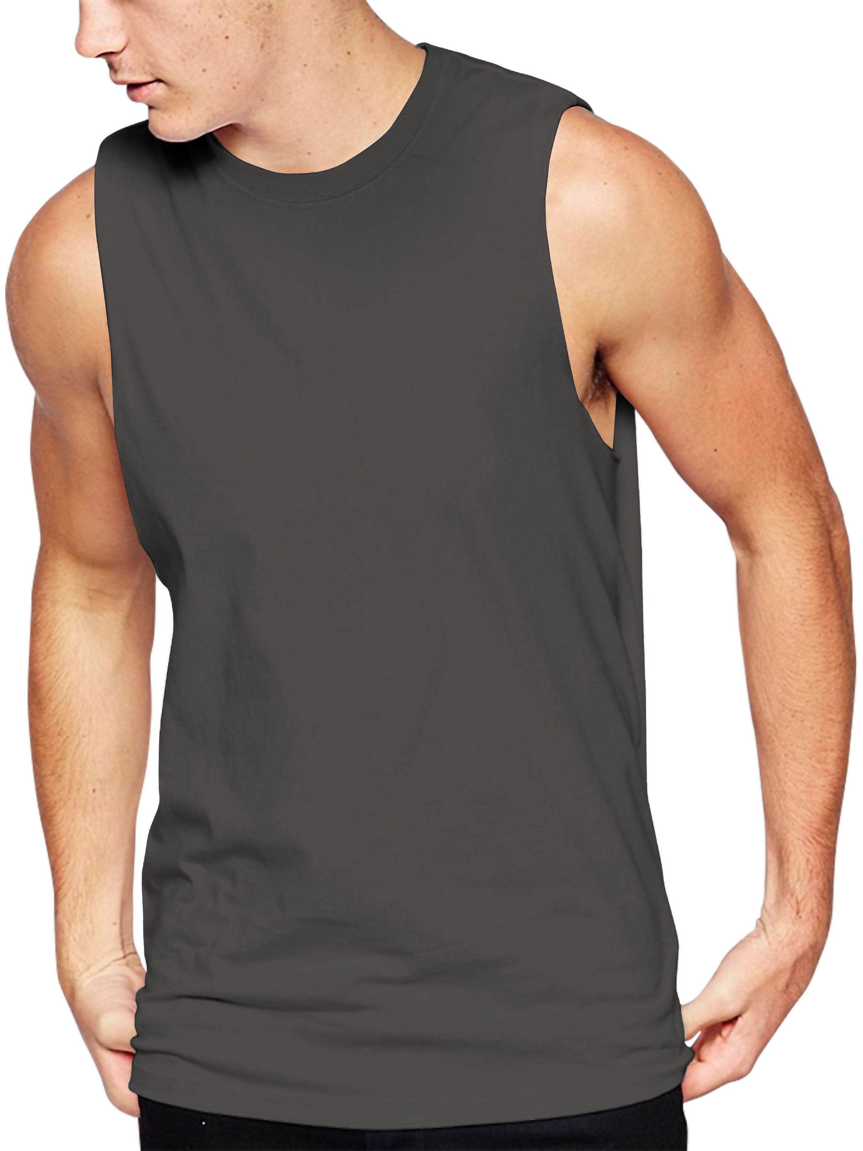 Ma Croix Men's Sleeveless Tee Shirts Muscle Gym Tank Top - Walmart.com