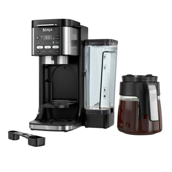 Ninja Hot & Iced Coffee Maker, DualBrew Compatible with K-Cups & 14-Cup Drip Coffee Maker, Single-Serve, Black CFP105CO (Refurbished) Excellent Condition