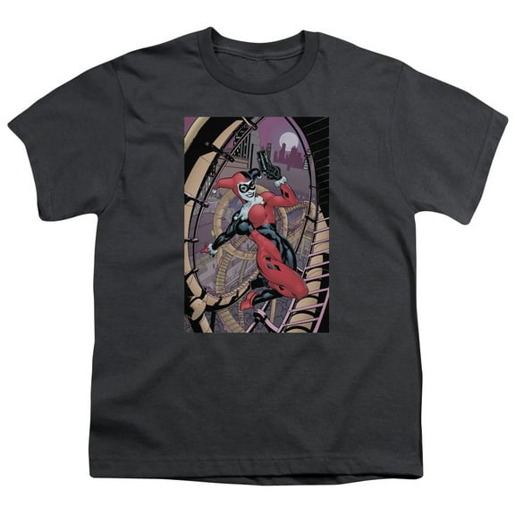 Batman - Harley First - Youth Short Sleeve Shirt - X-Large