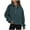 Navy, variant on Jinhomg Women's Half Zip Sweatshirts Oversized Comfy Long Sleeve Hoodies 2026 Trendy Y2K Kangaroo Pocket Hooded Pullover Army Green XL