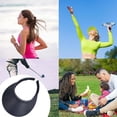 thumbnail image 2 of Sun Visor Hat for Women with Wide Brim, Adjustable UV Protection Summer Cap for Tennis, Golf, Beach and Outdoor Activities, 2 of 6