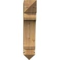 thumbnail image 2 of Ekena Millwork 6"W x 22"D x 30"H Legacy Arts & Crafts Rough Sawn Bracket, Western Red Cedar, 2 of 4
