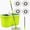 Green, variant on 360° Spin Mop Bucket System with Wringer, 4 Microfiber Replacement Mop Heads, Stainless Steel Bucket, Household Floor Cleaning Kit