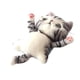 thumbnail image 3 of 1 Conjunto de kit de fieltro de lana de gatito Hecho a mano Lana animal Fieltro Material de lana Fieltro Artesanía, 3 of 5