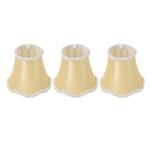 Pantallas De Lámpara, Tela E14 Pantalla De Repuesto De Lámpara De Mesa De Alta Transparencia 3 Piezas Para Hotel