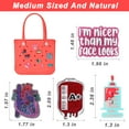thumbnail image 5 of 22 Pack - Charms for Bogg Bag Accessories - Beach Tote Decorative Accessories for Women - Insert Nurse Accessories for Bogg Bag- Compatible With Bogg Bags and Simply Southern Bags, 5 of 7