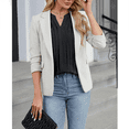 thumbnail image 3 of SOMER Womens Tops Long Sleeve V Neck Shirts Dressy Casual Blouses Tunic Tops for Women Business and Going Out,2025 Fall Trendy, 3 of 7