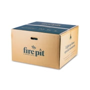 TIKI Patio Smokeless Fire Pit – 25 Stainless Steel Wood Burning Fire Pit for Yard, Patio & Camping with Weather-Resistant Cover, Ash Pan & Wood Pack