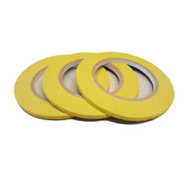 SKmax Fine Line Masking Tapes, 3 Rolls, 1/4" X 60YDS