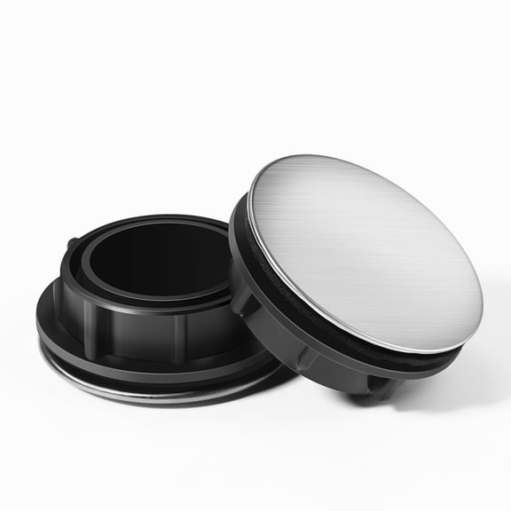 4-Pack Stainless Steel Sink Hole Covers Kitchen Faucet Plate Plugs and Easy to Install