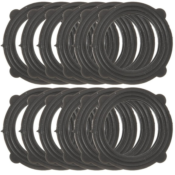 SOPOTUTU 30Pcs Garden Hose Washer Gaskets Seals Rings Black Rubber for Outdoor Watering