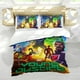 thumbnail image 5 of Justicia Joven Conjunto de sábanas temático, trío de piezas, cómodo y amigable con la piel, diseño único, regalo de decoración para el hogar para familiares, amigos y fans,140cm *210cm, 5 of 6