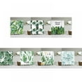 thumbnail image 2 of Plants Shower Curtain Leaves Green Fabric Shower Curtain Waterproof, Washable Fabric Tropical Bath Shower Curtain Bathroom Decor with Hooks, 2 of 5