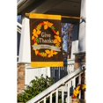 thumbnail image 4 of Evergreen Give Thanks Always Burlap House Flag, 28 x 44 inches, 4 of 5