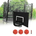 thumbnail image 1 of Mini Basketball Hoop for Trampoline Outdoor Sports Toy Easy to Assemble Sun Protection Lightweight with Net Outsides for All Ages Universal , Style G, 1 of 10