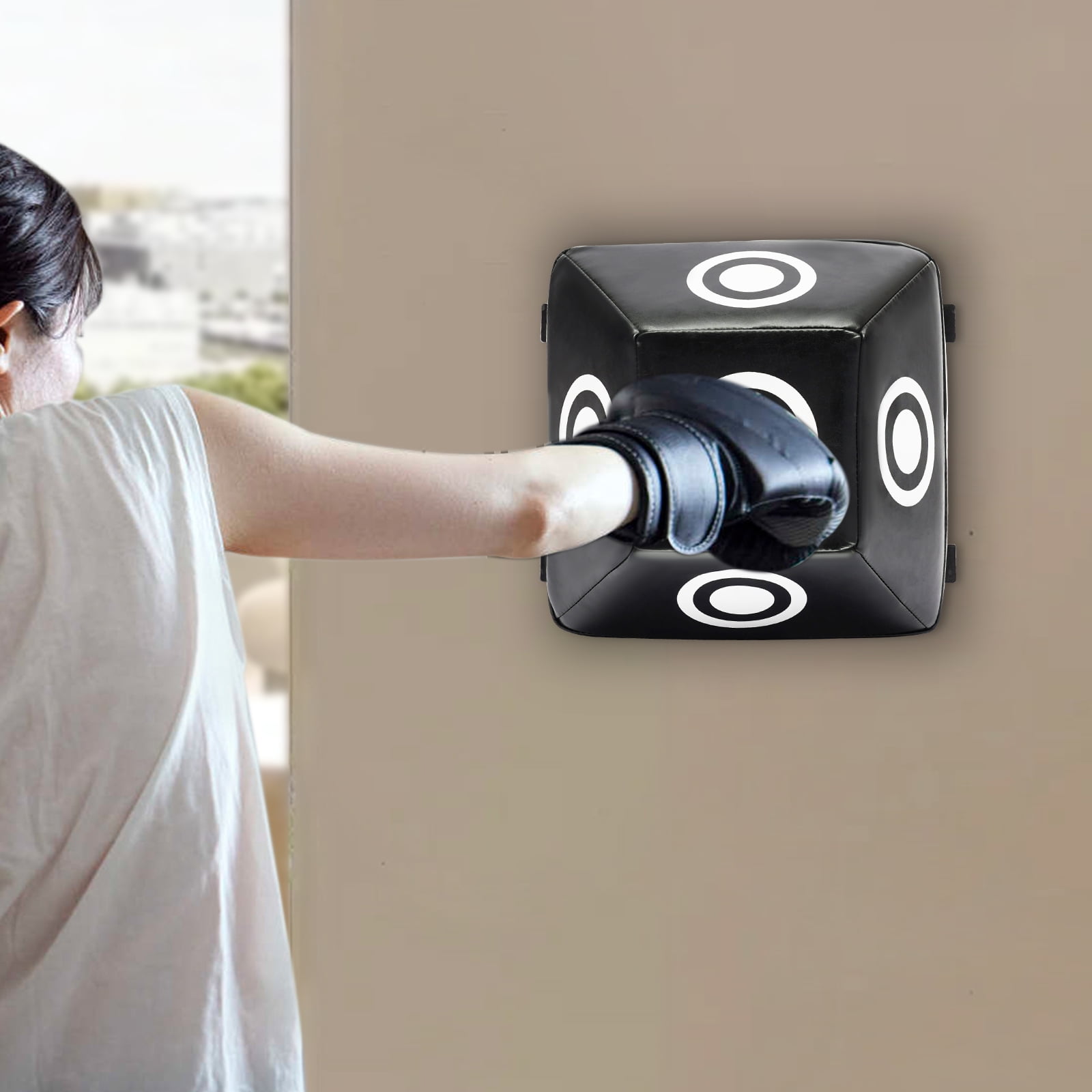 Wall Mount Uppercut Boxing Training Punching Target , Wall Mount Hook and Uppercut Punching Bag for Boxing, Combat, Kickboxing, and Other Sports