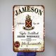 thumbnail image 3 of Placa Metal Vintage Jameson Whisky Barra Pintura Hierro Rectangular 30x40cm, 3 of 9