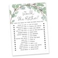 thumbnail image 2 of Inkdotpot Would She Rather Bridal Wedding ShowerGame Greenery Funny Rehearsal Dinner GuessingGameBridal Shower PartyGameIdeas, 2 of 7