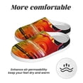 thumbnail image 6 of Lsque Vibrant Color Splash Pattern Womens Comfort Cotton on Scuff With Memory Foam and Anti-skid Sole Slipper-44/45, 6 of 7
