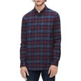 thumbnail image 1 of Calvin Klein - Camisa con botones de franela cepillada para hombre, azul, XXL Calvin Klein  Botones al frente, 1 of 1