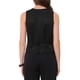 thumbnail image 3 of INSPIRAR CHIC Vestido de Oficina para Mujeres con Cuello en V, Botones, Sin Mangas, Chaleco Corto XL Negro, 3 of 6