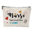 thumbnail image 1 of Bolsa de maquillaje para enfermera, bolsa de cosméticos, bolsa de viaje, multiusos, portátil, regalo de enfermera para fiesta, día de las enfermeras, Estilo C, 1 of 8