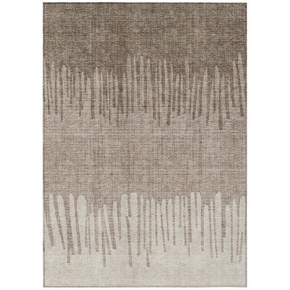 Dalyn Rugs Machine Washable Indoor/Outdoor Chantille ACN2135 Brown 10' x 14' Rug