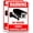 Red, variant on 2 PC Video Surveillance Sign - 10x7 Aluminum Your on Camera Signs - Security Camera Signs - No Trespassing Signs Private Property Red