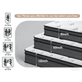 thumbnail image 2 of Anykoon Twin Size 8 Inch Hybrid Mattress, Medium Firm with Individually Pocketed Innerspring & Gel Memory Foam, 2 of 7