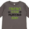 thumbnail image 4 of Inktastic Pawpaws Future Hunting Buddy Boys or Girls Long Sleeve Toddler T-Shirt, 4 of 5