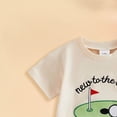 thumbnail image 4 of eczipvz Infant Baby Boy Girl Romper 0-3 Months Golf Play Ball Embroidered Romper Short Sleeve Bodysuit Newborn Playsuit, 4 of 6