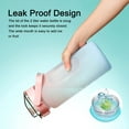 thumbnail image 5 of UPITOR Motivational Water Bottle Large Half Gallon 64 OZ Straw Leak Proof Water Bottle with Time Marker BPA Free for Sport and Fitness(Purple Green), 5 of 7